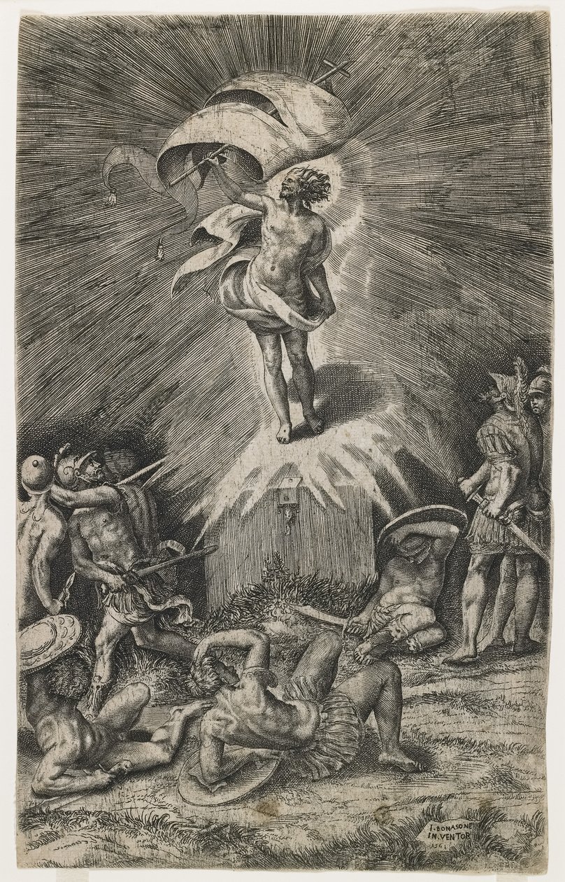 La Resurrezione, 1561 da Giulio Bonasone