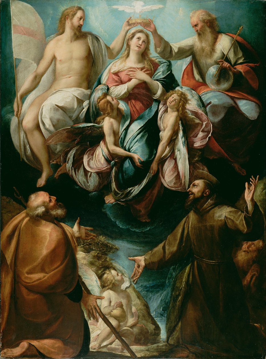 Incoronazione della Vergine con i santi Giuseppe e Francesco d