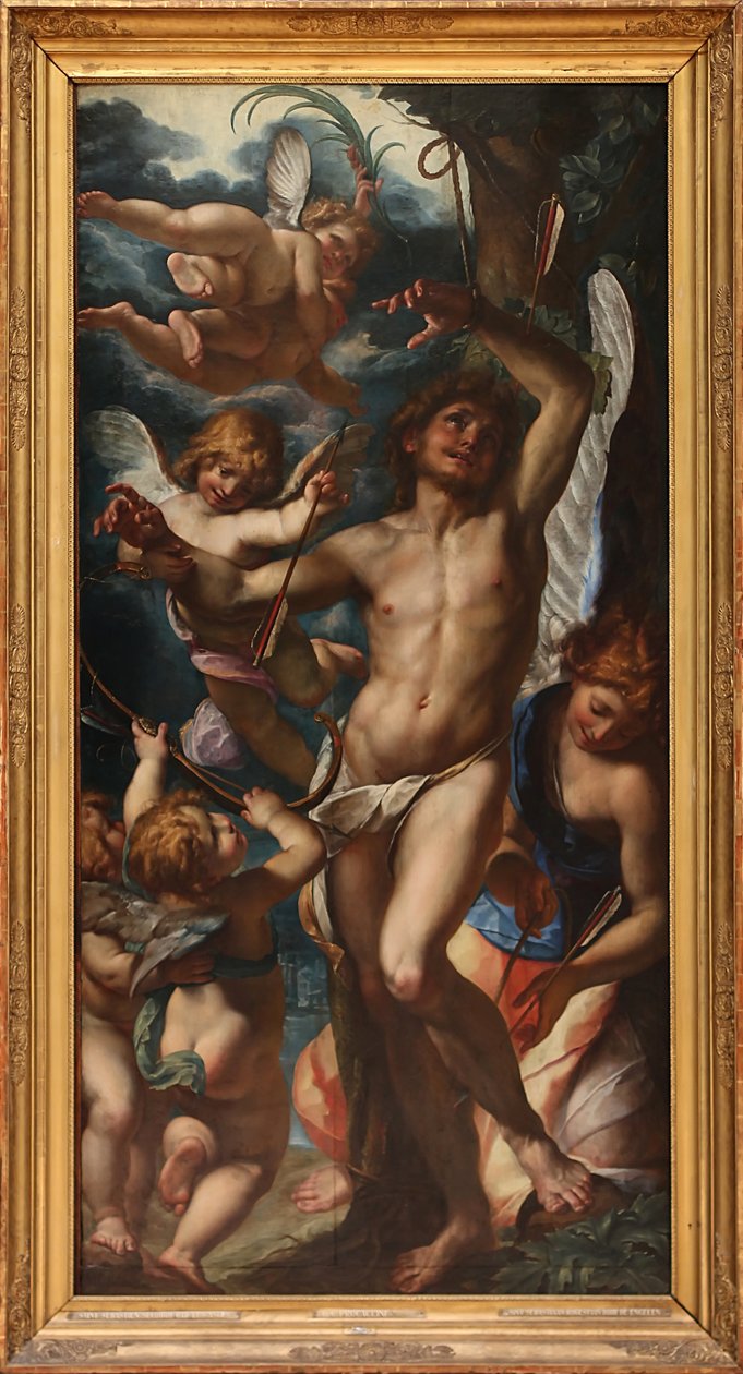 San Sebastiano soccorso dagli angeli da Giulio Cesare Procaccini