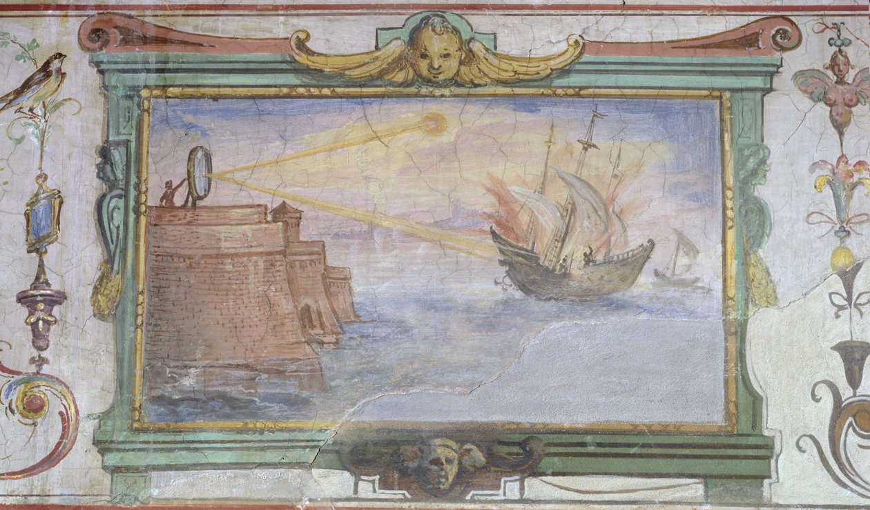 Specchi ustori, Stanzio della Mattematica, 1587-1609 da Giulio Parigi