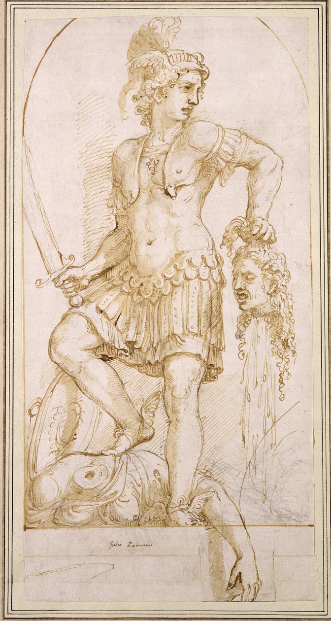 Perseo, c.1540 da Giulio Romano
