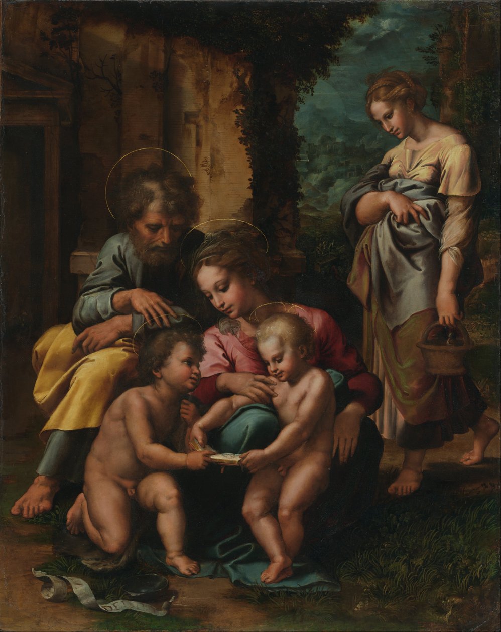La Sacra Famiglia da Giulio Romano