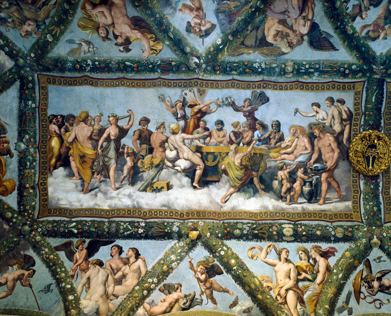 Il matrimonio di Cupido e Psiche, dal soffitto della 