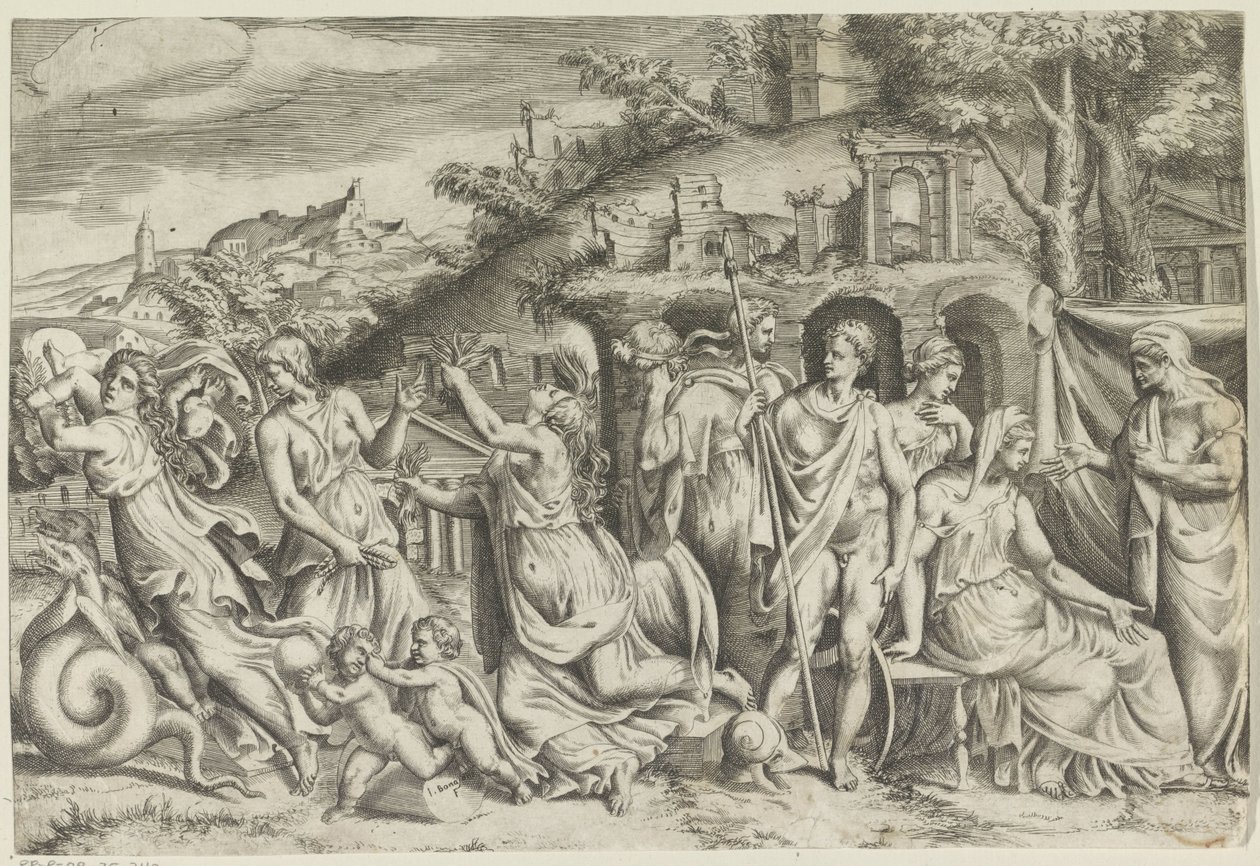 Giasone e Medea da Giulio Bonasone