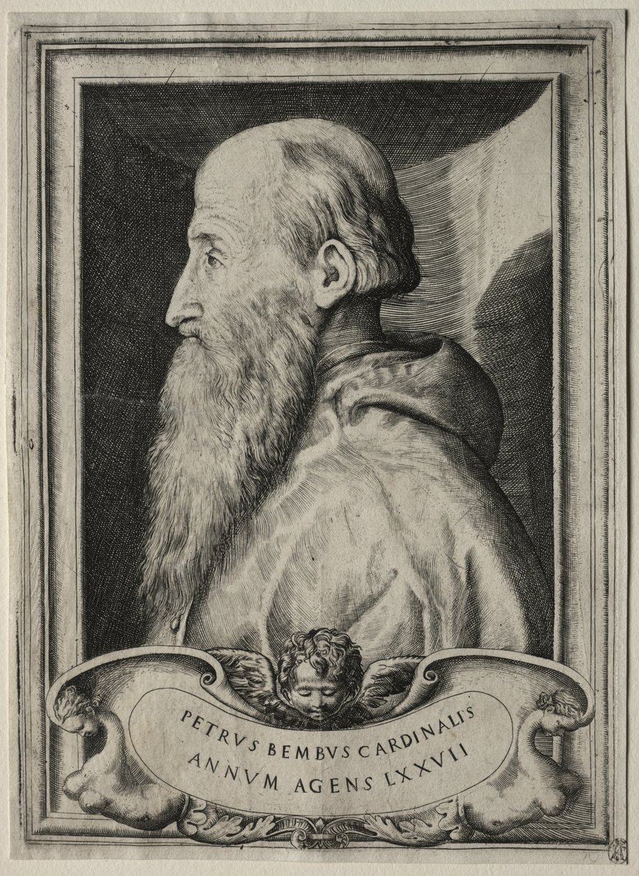 Ritratto del cardinale Pietro Bembo da Giulio Bonasone