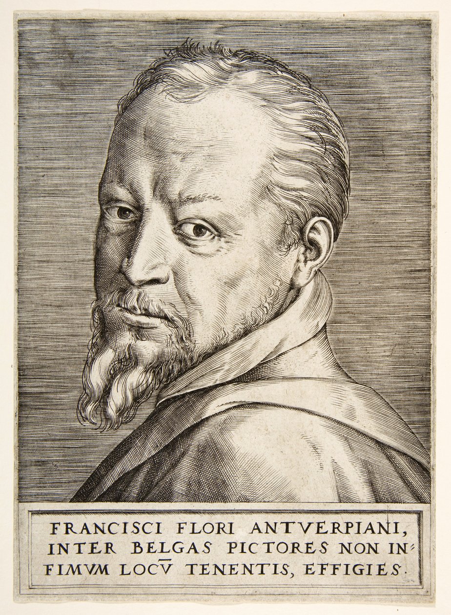 Ritratto di Frans Floris da Giulio Bonasone
