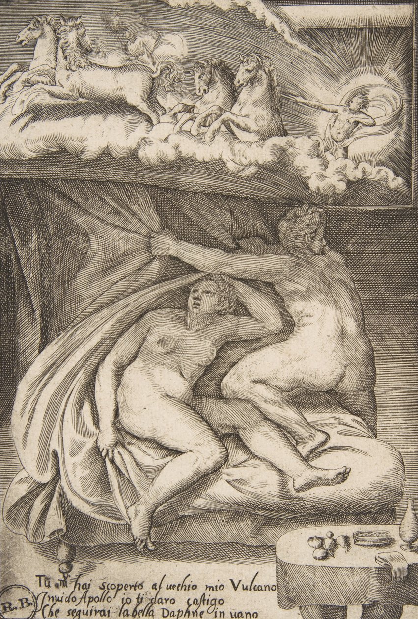 Venere e Marte scoperti da Apollo, da 