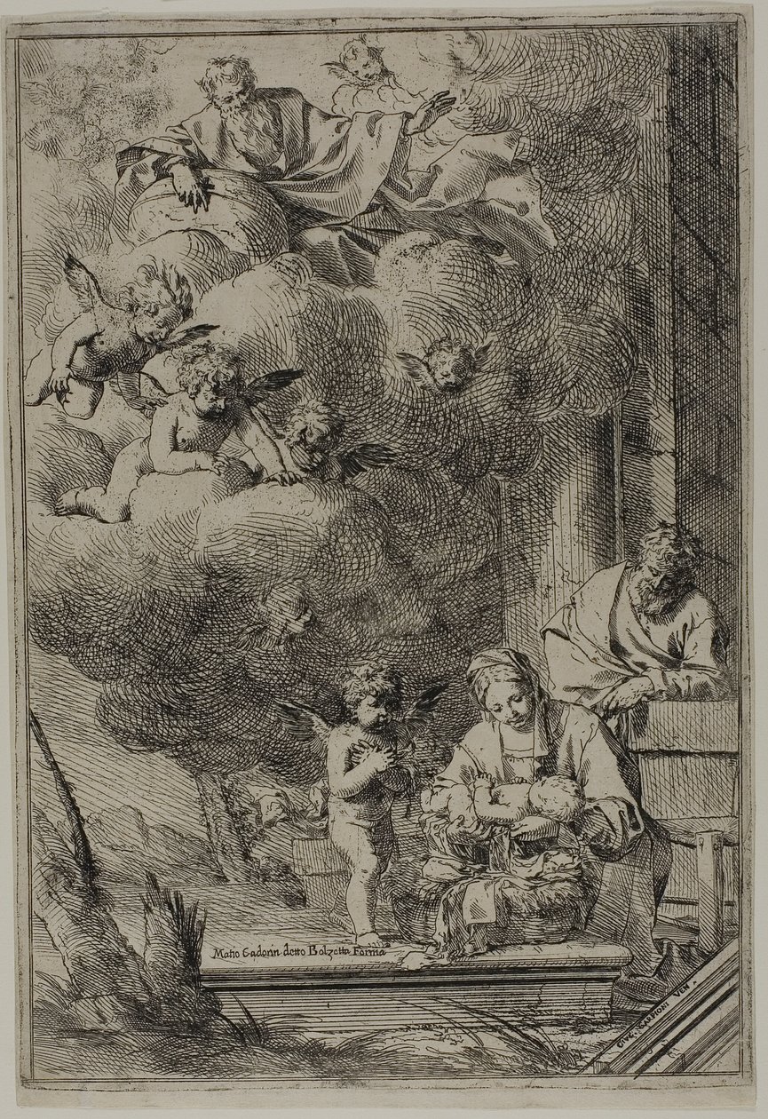 Sacra Famiglia da Giulio Carpioni