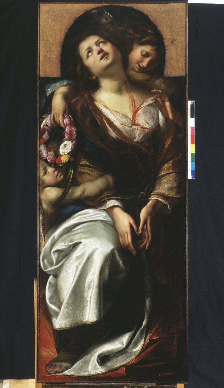 Santa Cecilia con due angeli da Giulio Cesare Procaccini