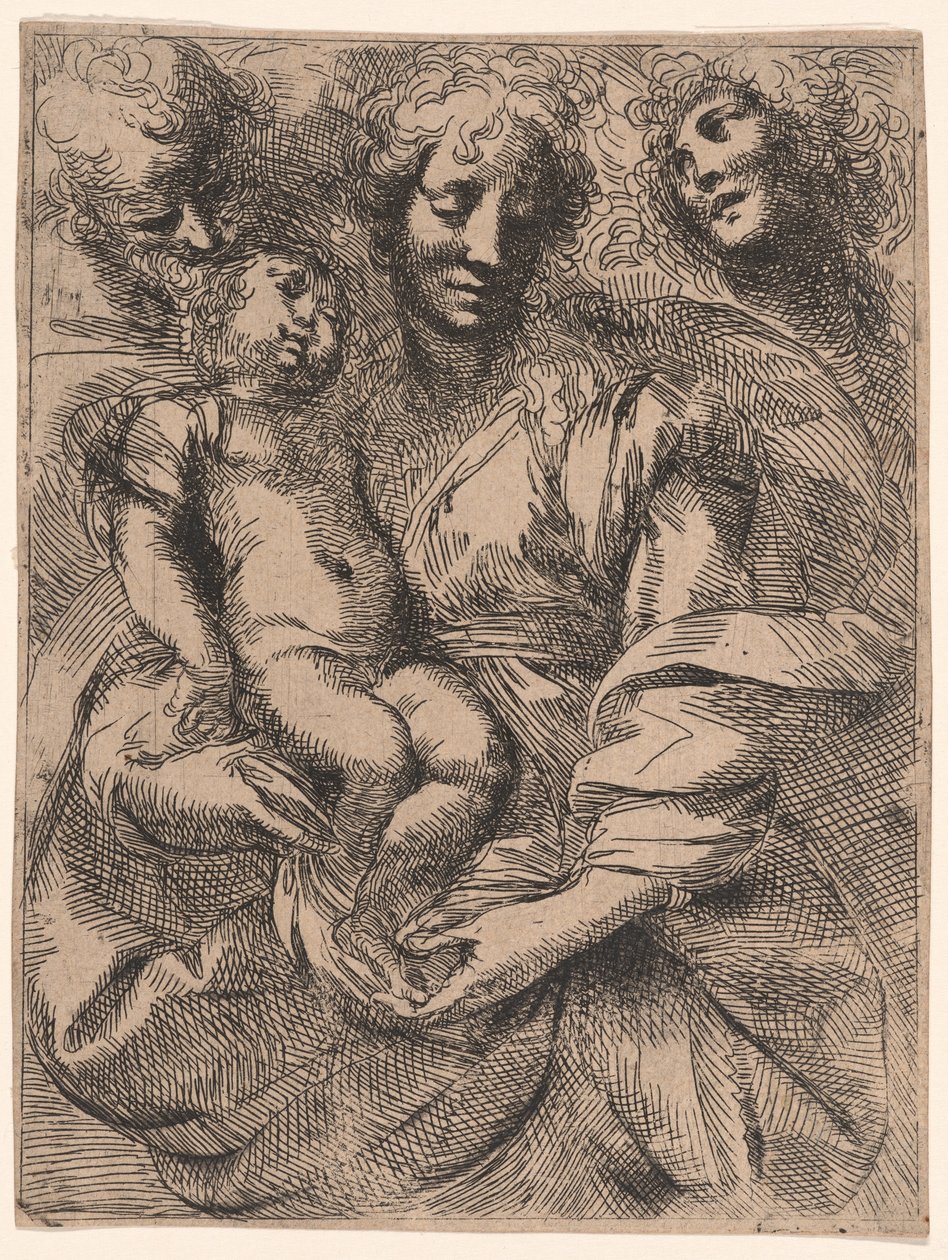 La Sacra Famiglia da Giulio Cesare Procaccini