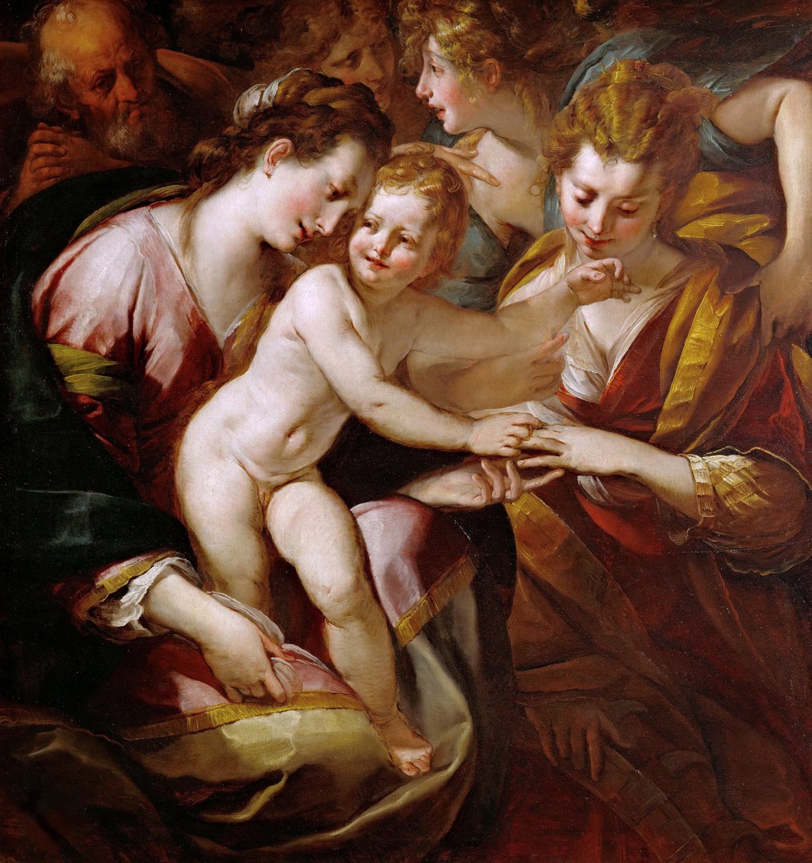 Il matrimonio mistico di Santa Caterina, c. 1616-1618 da Giulio Cesare Procaccini