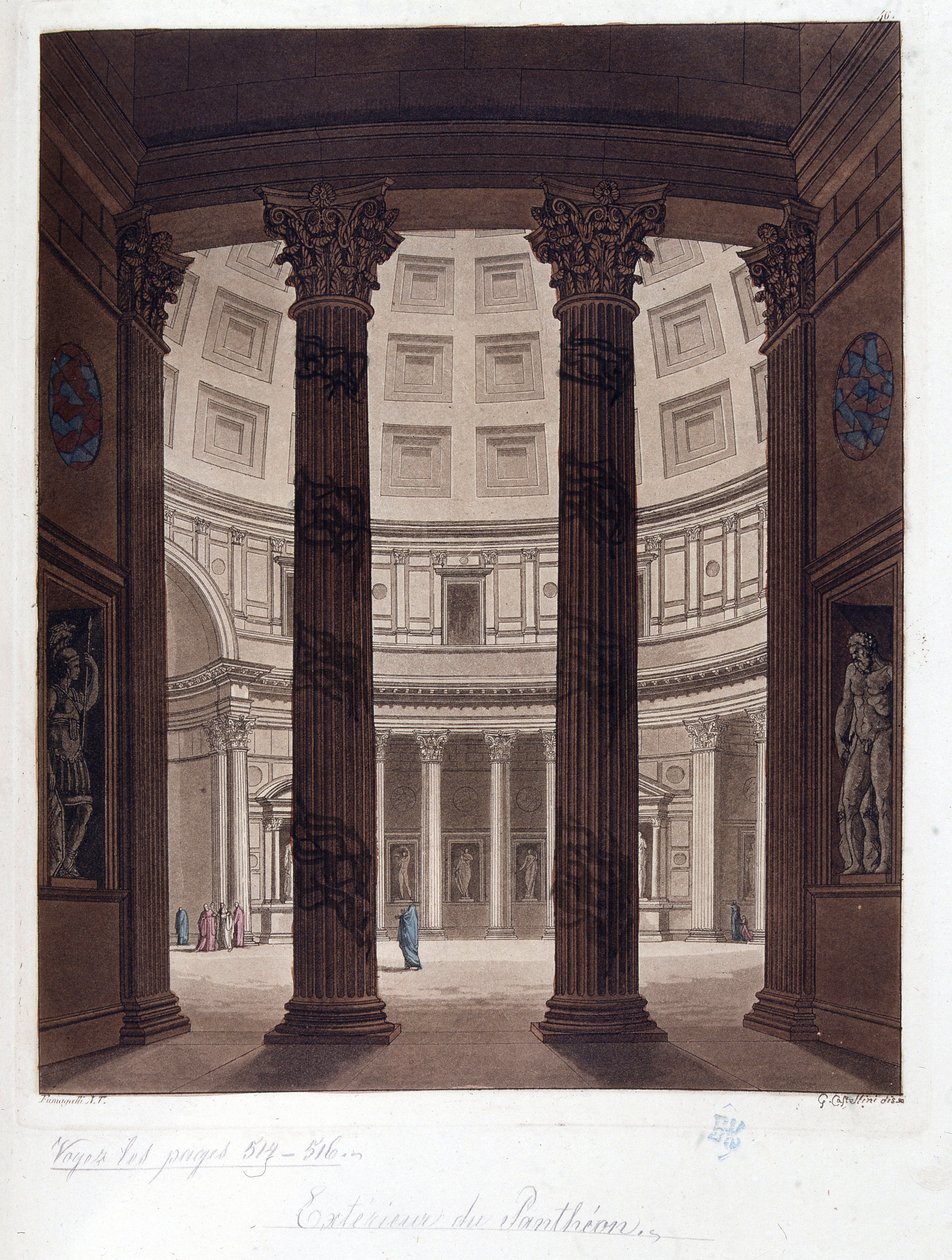 Interno del Pantheon di Roma - Interno del Pantheon di Roma nell