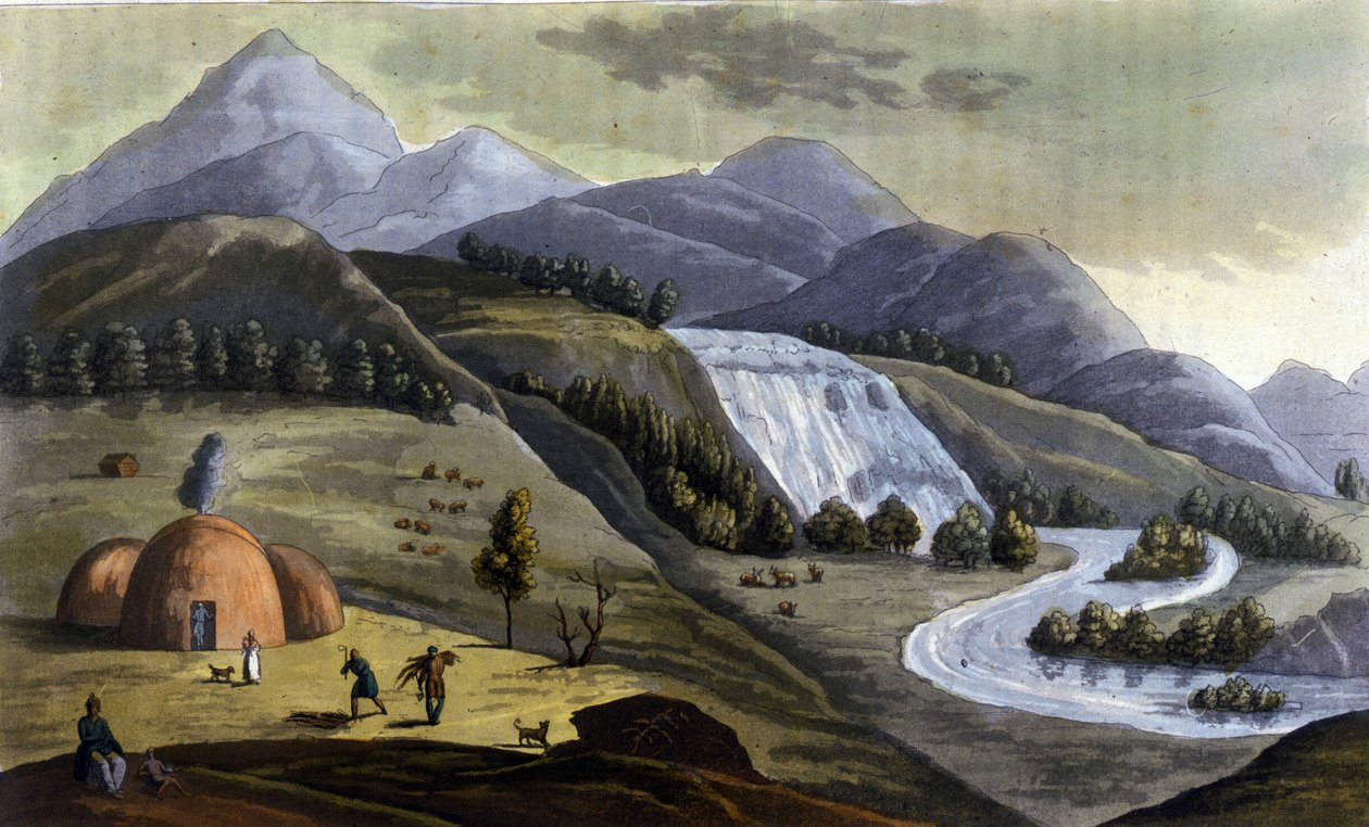 Paesaggio della Lapponia da Giulio Ferrario