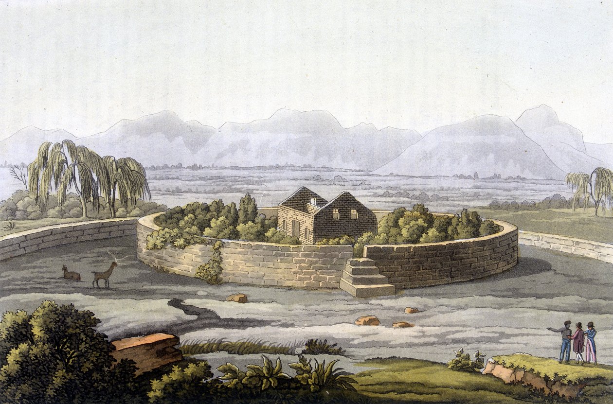 Portatrice Inca - in "Il Costume Antico e Moderno" da Giulio Ferrario