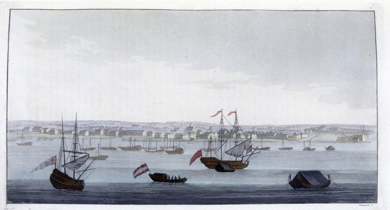 Vista della città di Paramaribo (Guyana) da Giulio Ferrario
