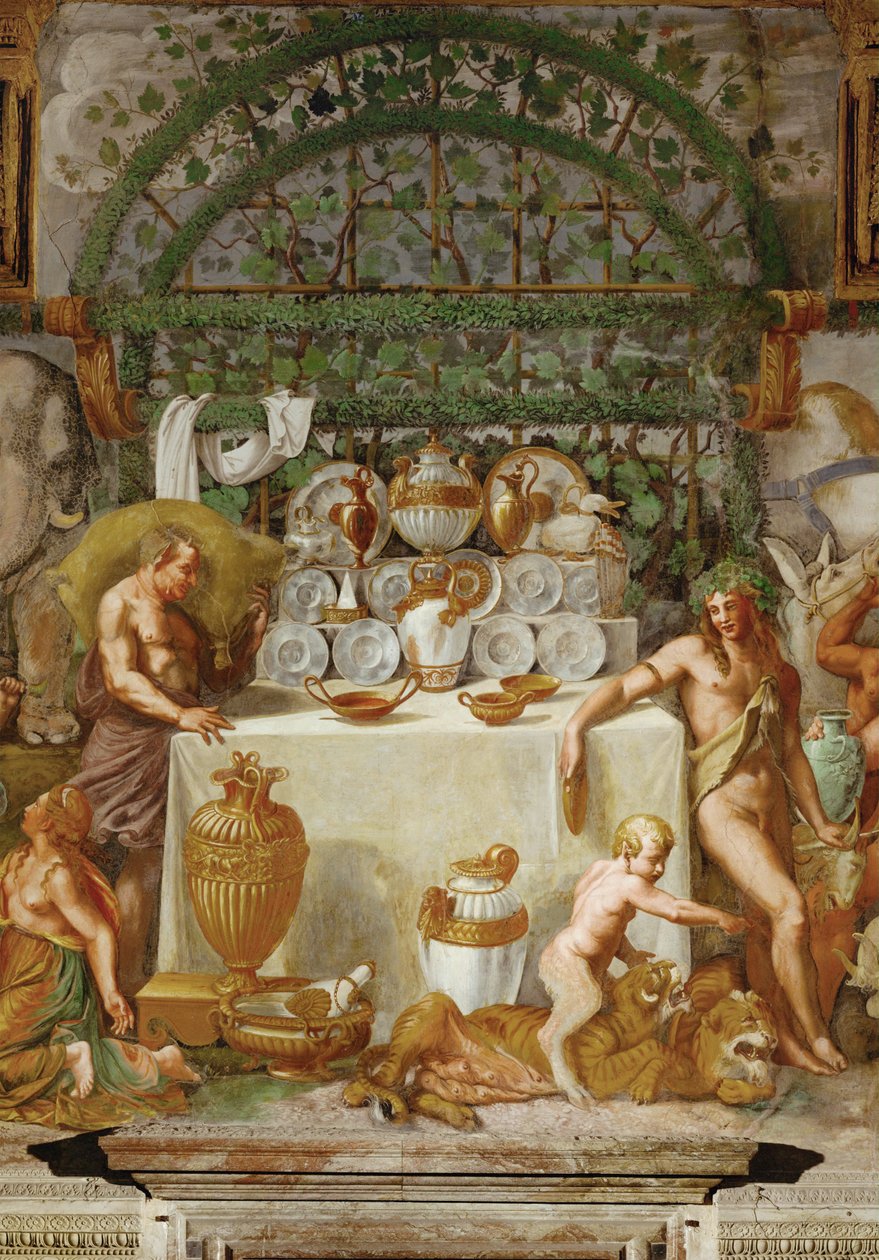 Bacchanalia (fresco) da Giulio Romano