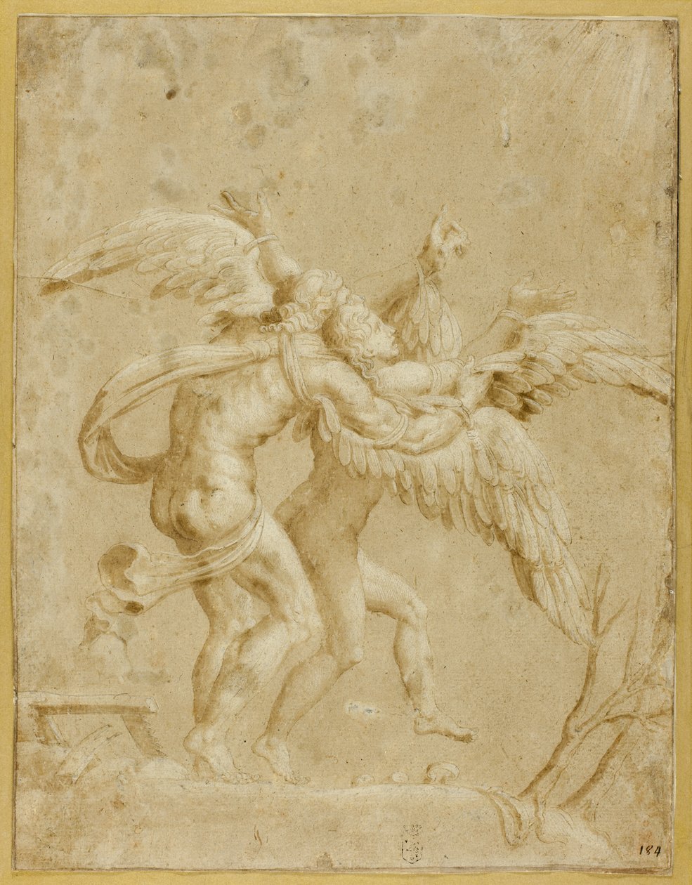 Dedalo e Icaro da Giulio Romano