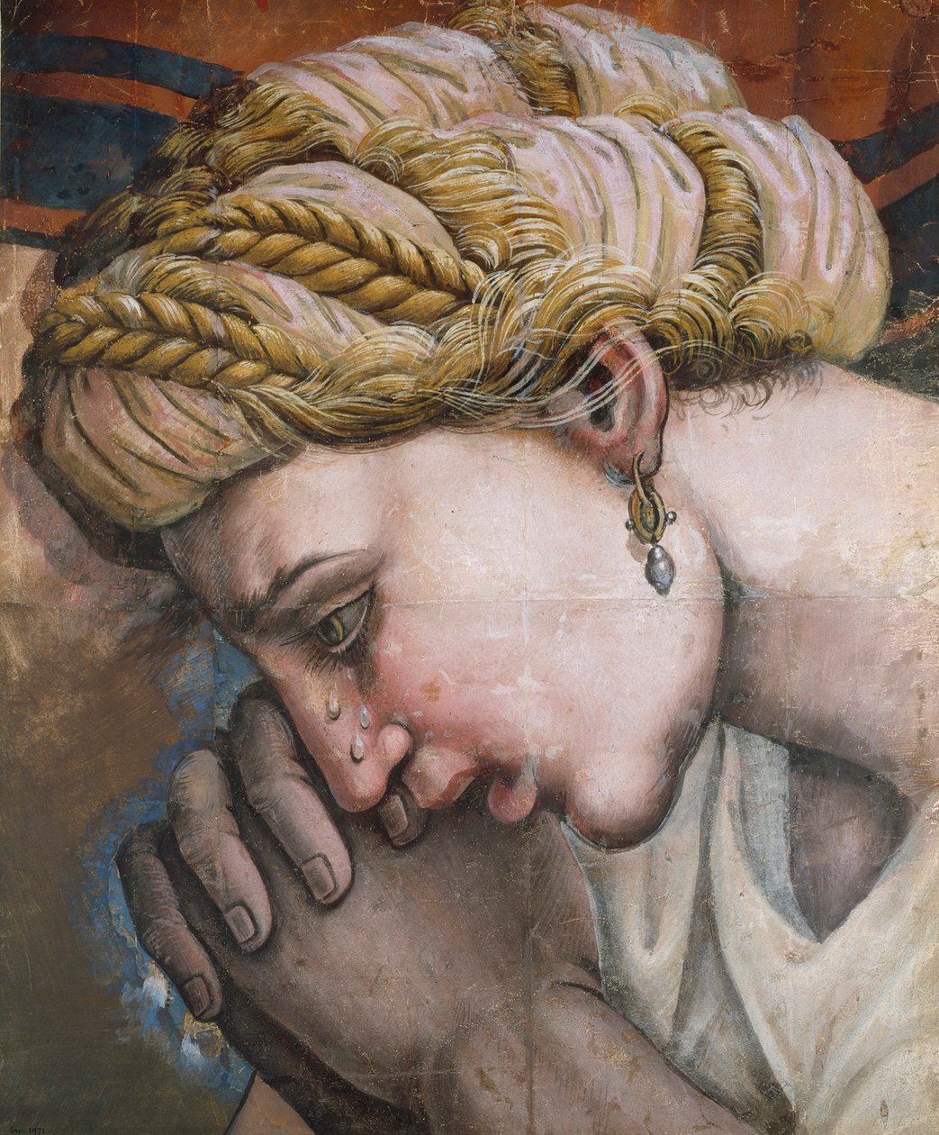 Testa di una madre dal Massacro degli Innocenti da Giulio, Romano