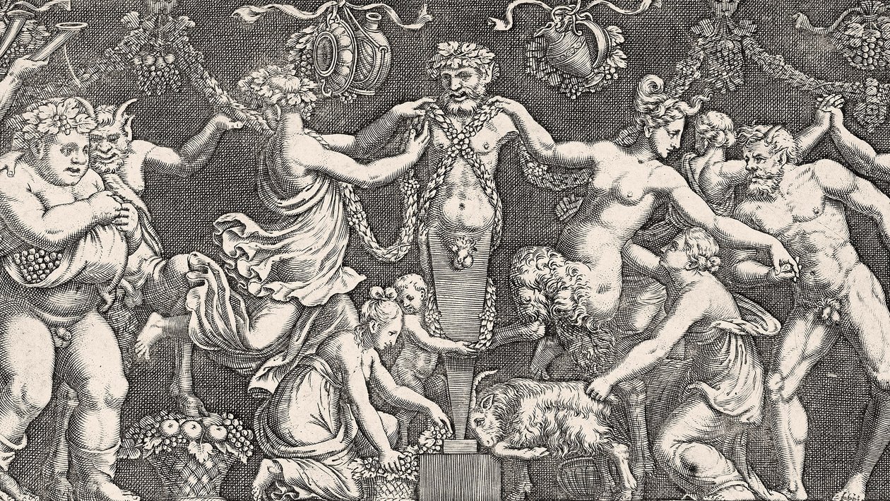 Sacrificio a Priapo, c.1540 da Giulio Romano