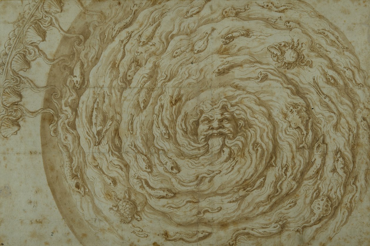 Il fiume Oceano da Giulio Romano