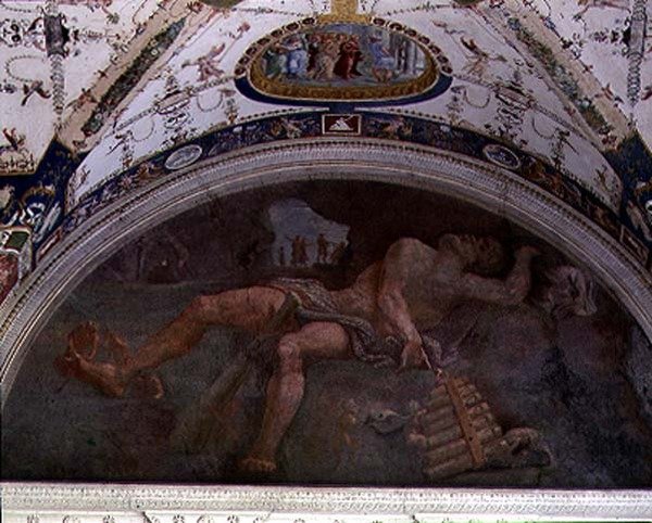 La loggia, (dettaglio) da Giulio Romano