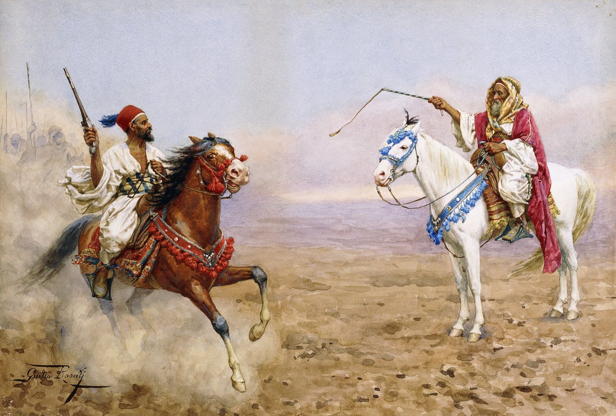 Cavalieri arabi da Giulio Rosati