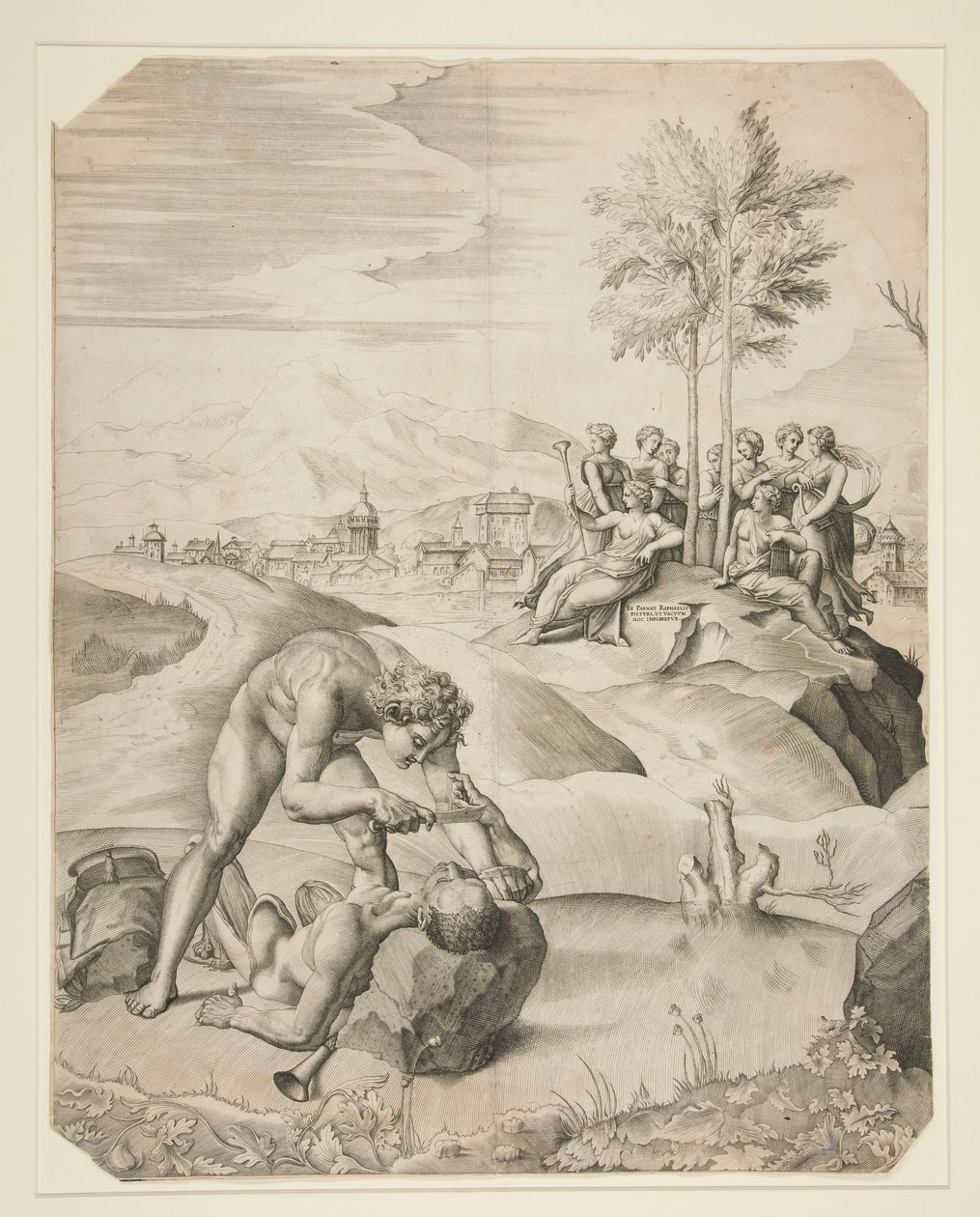 Scorticamento di Marsia da Giulio Sanuto