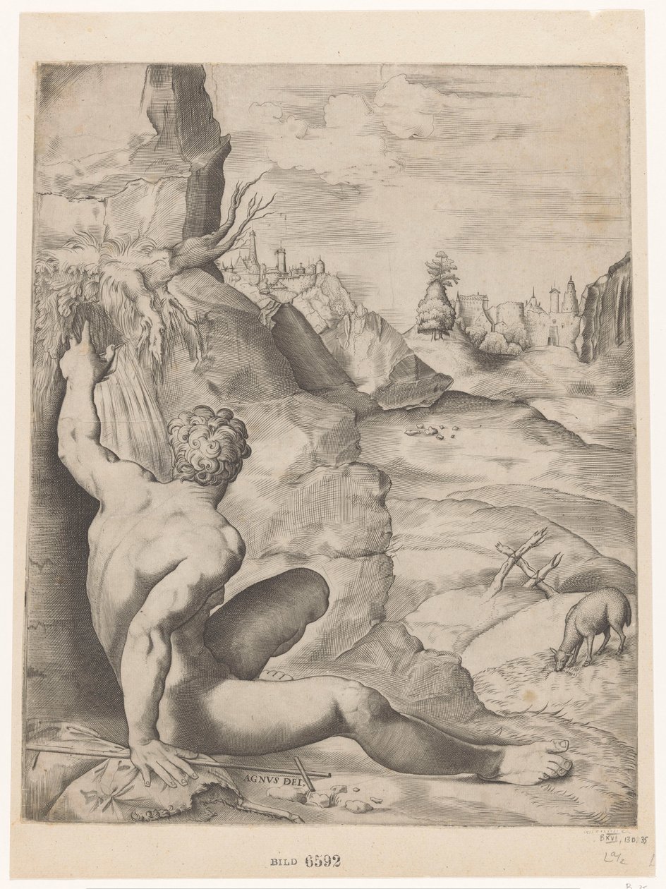 San Giovanni Battista nel deserto da Giulio Sanuto