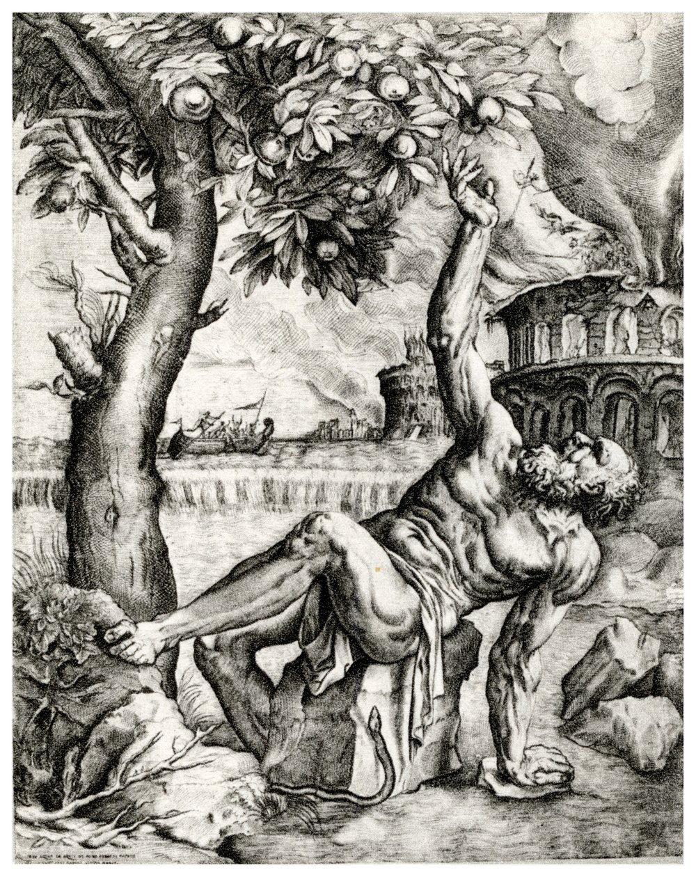 Tantalo, XVI secolo, 1937 da Giulio Sanuto
