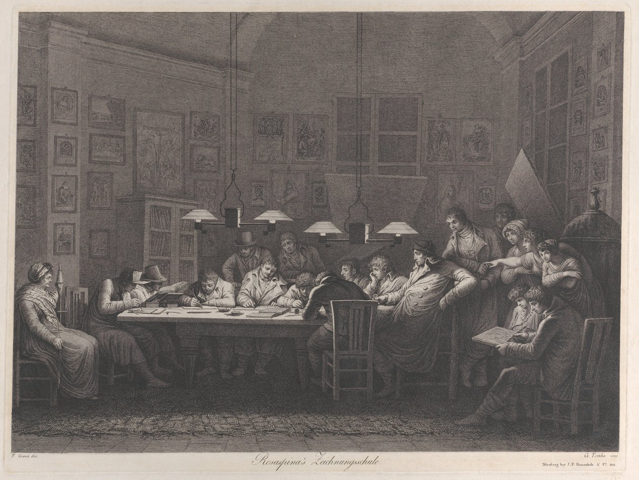 Accademia di disegno di Rosaspina da Giulio Tomba