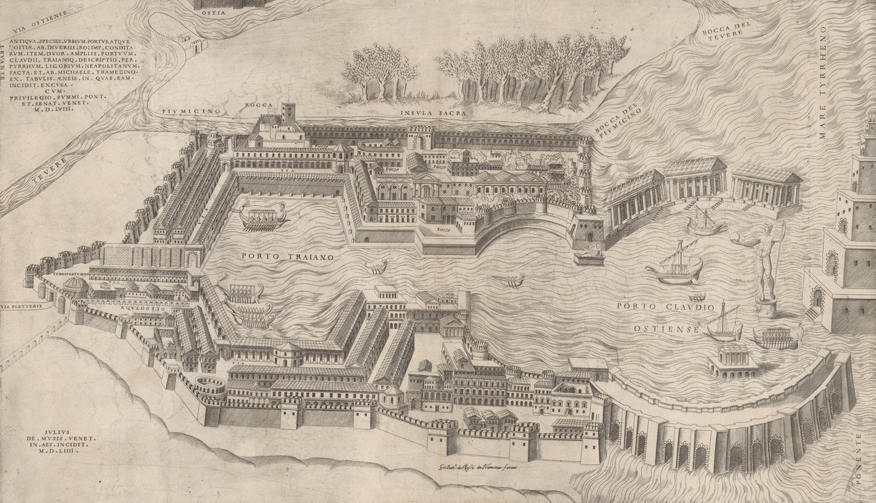 Speculum Romanae Magnificentiae: Veduta a volo d