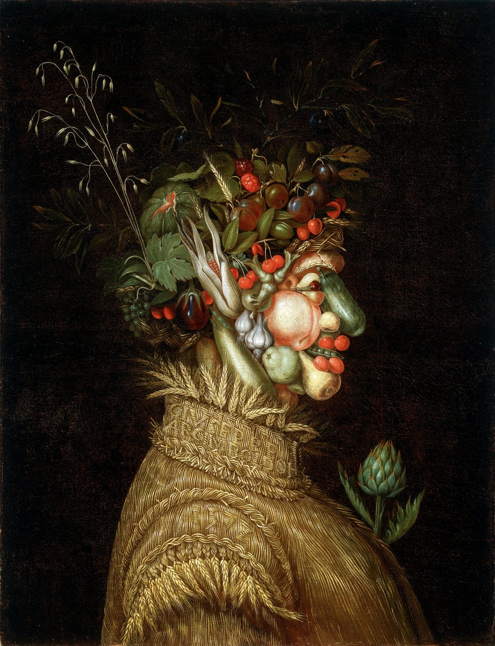 Ritratto allegorico - estate da Giuseppe Arcimboldo