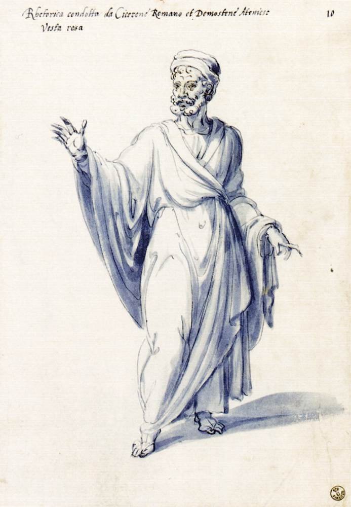 Costume della figura allegorica Retorica da Giuseppe Arcimboldo