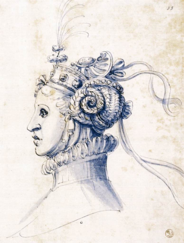 Schizzo per una maschera da Giuseppe Arcimboldo