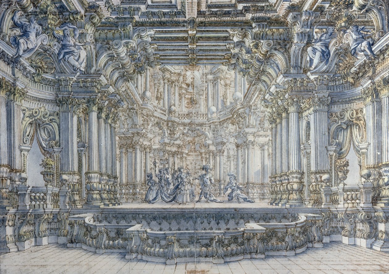 Scenografia teatrale da Giuseppe Bibiena