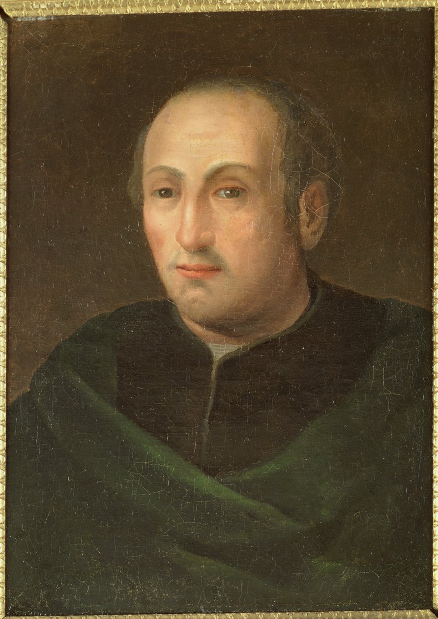 Cristoforo Colombo (c.1451-1506), dopo un dipinto agli Uffizi, 1788 da Giuseppe Calendi
