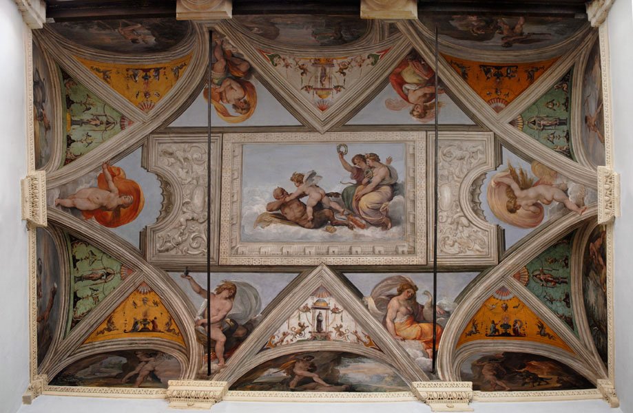 Loggia Orsini Omnia Vincit Amor da Giuseppe Cesari