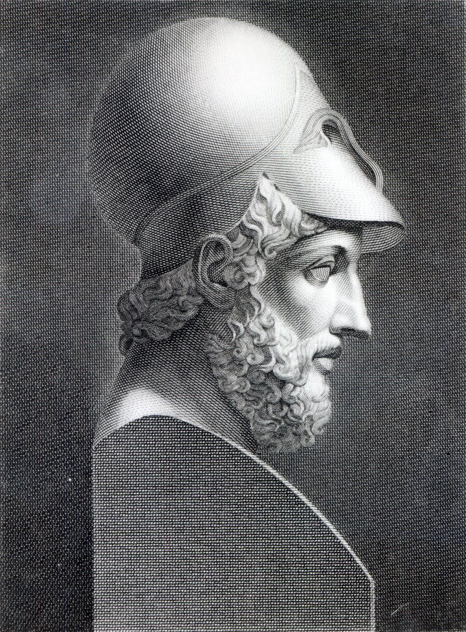 Busto di Pericle, inciso da Giuseppe Cozzi da Giuseppe Longhi