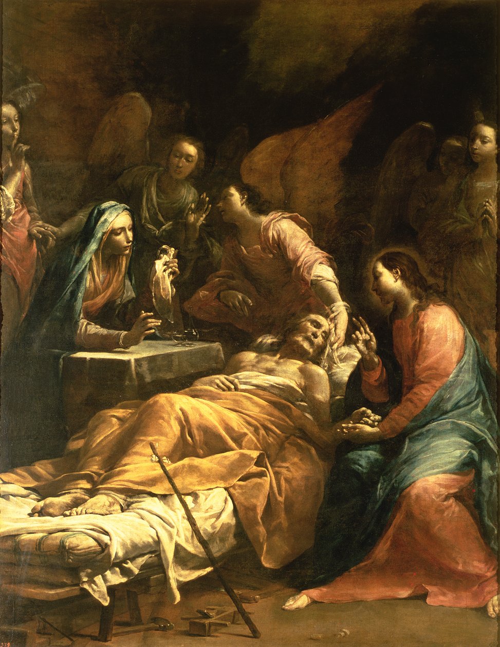 La morte di San Giuseppe, c.1712 da Giuseppe Maria Crespi