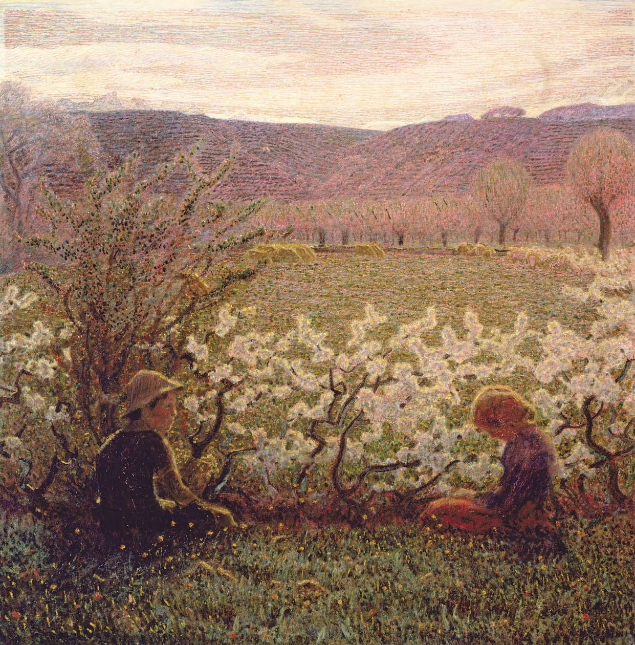 Prato fiorito da Giuseppe Pellizza da Volpedo