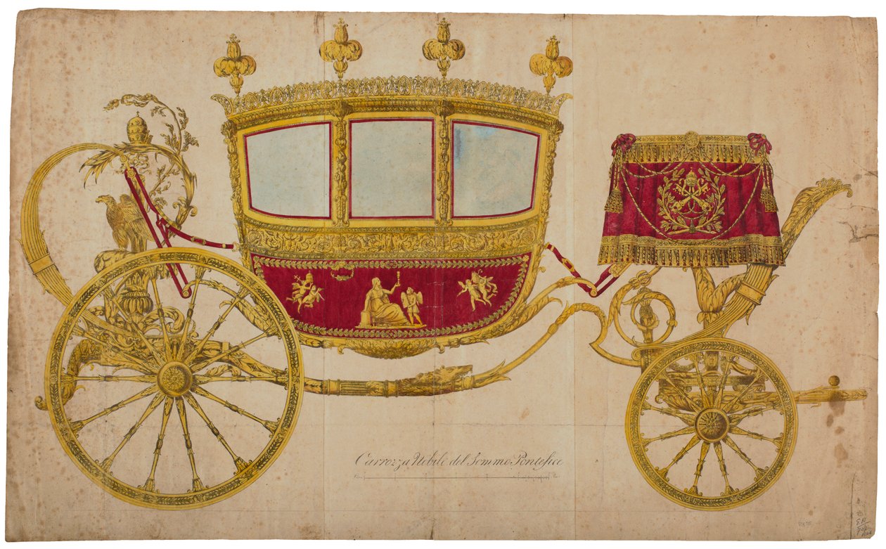 Carrozza del Sommo Pontefice Pio VII da Giuseppe Pera