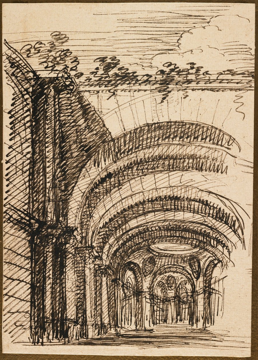 Fantasia architettonica da Giuseppe Valeriani