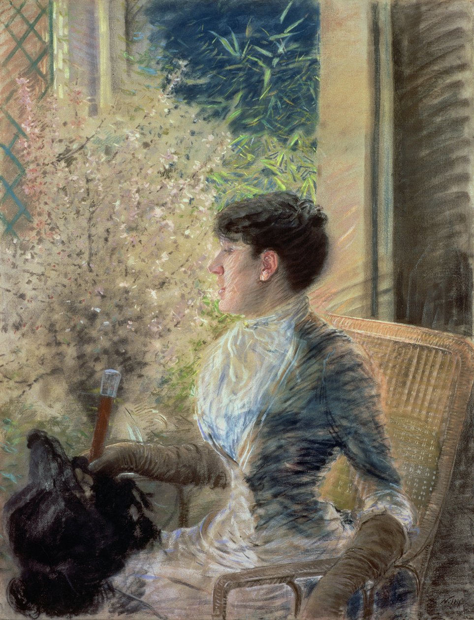Finestra a Bovindo, 1883 da Giuseppe de Nittis