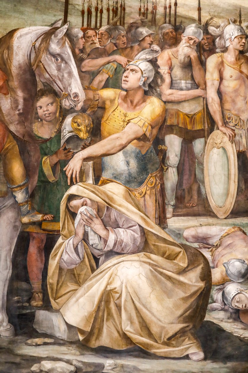 Battaglia tra Orazi e Curiazi (dettaglio) da Giuseppe (1568 1640) Cesari