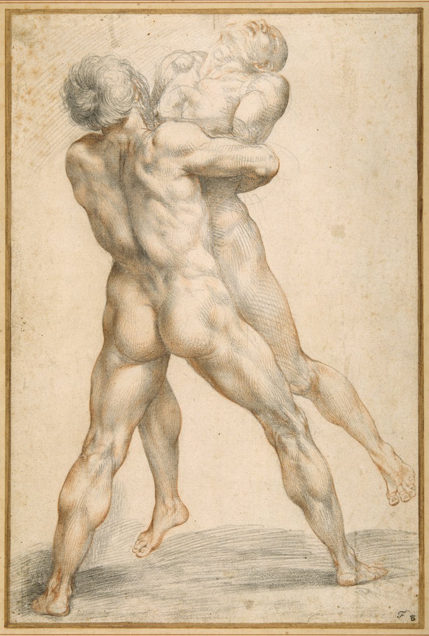 Ercole lotta con Anteo da Giuseppe Cesari