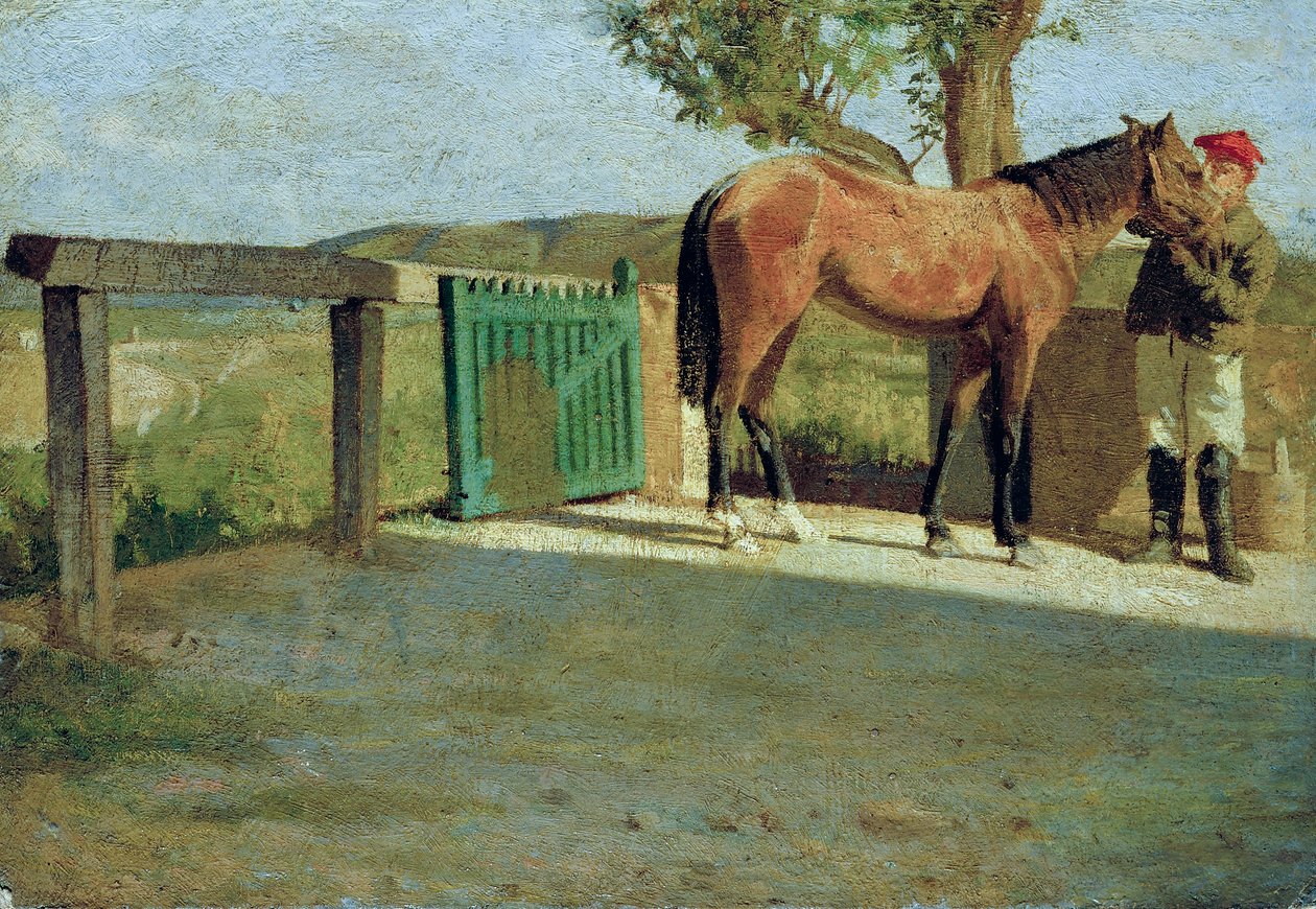Il cavallino, c.1867 da Giuseppe Abbati
