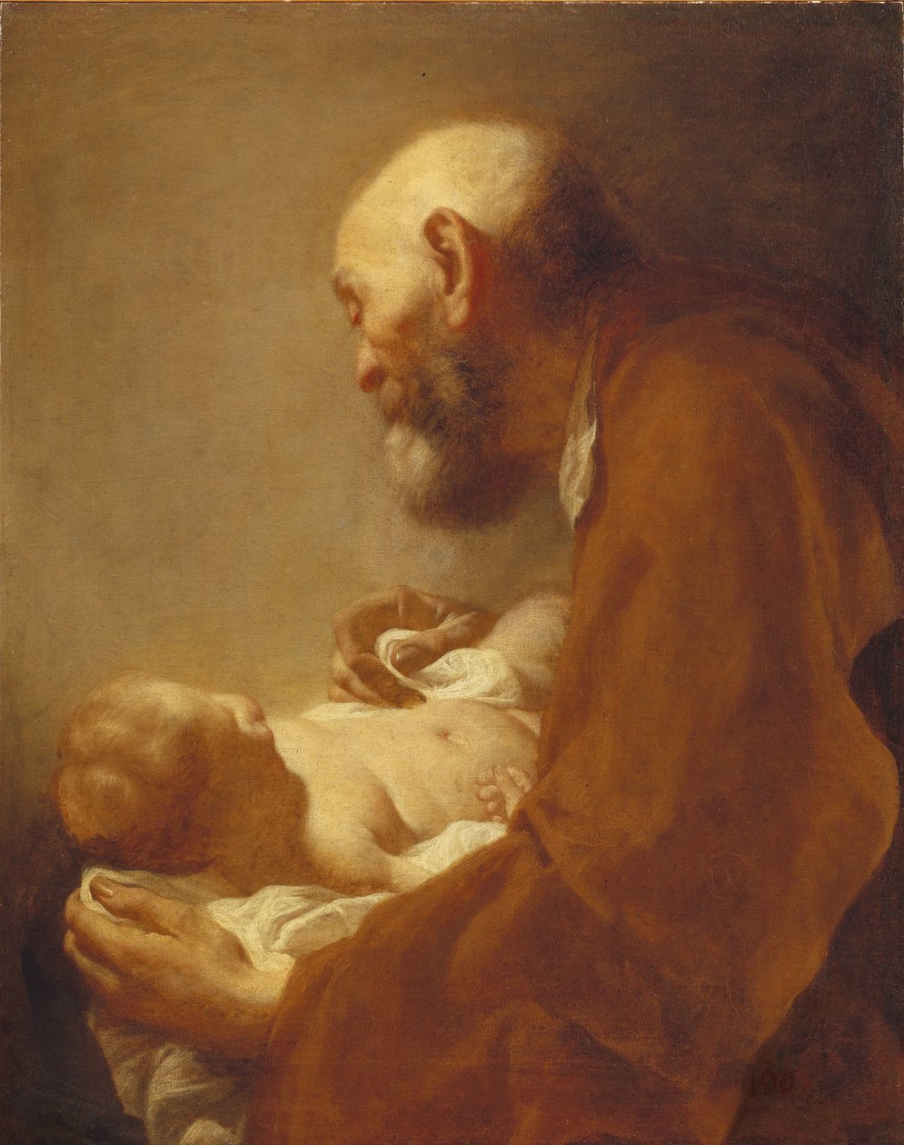 San Simone con il Bambino Gesù, 18° secolo da Giuseppe Angeli