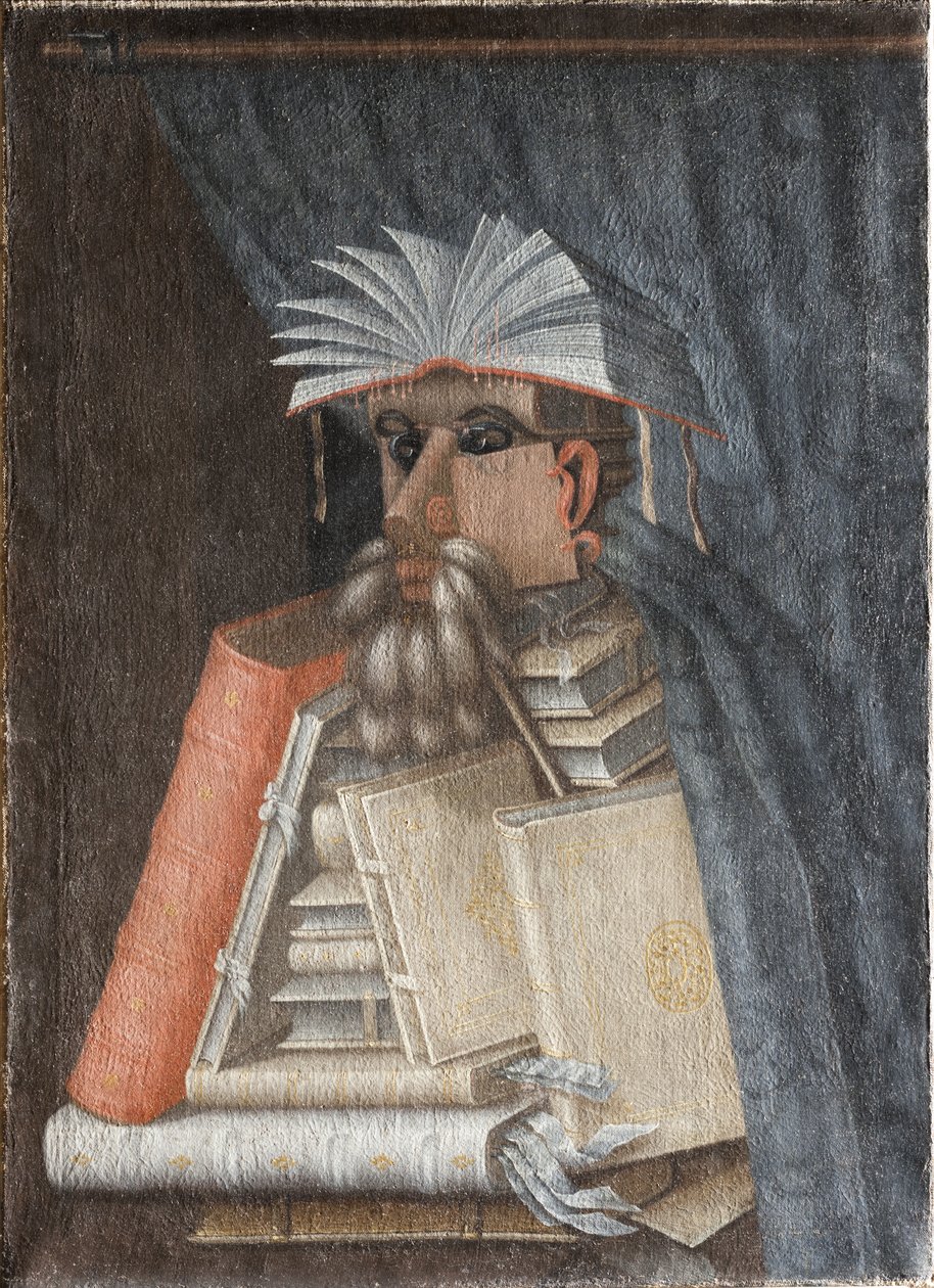 Il bibliotecario da Giuseppe Arcimboldo
