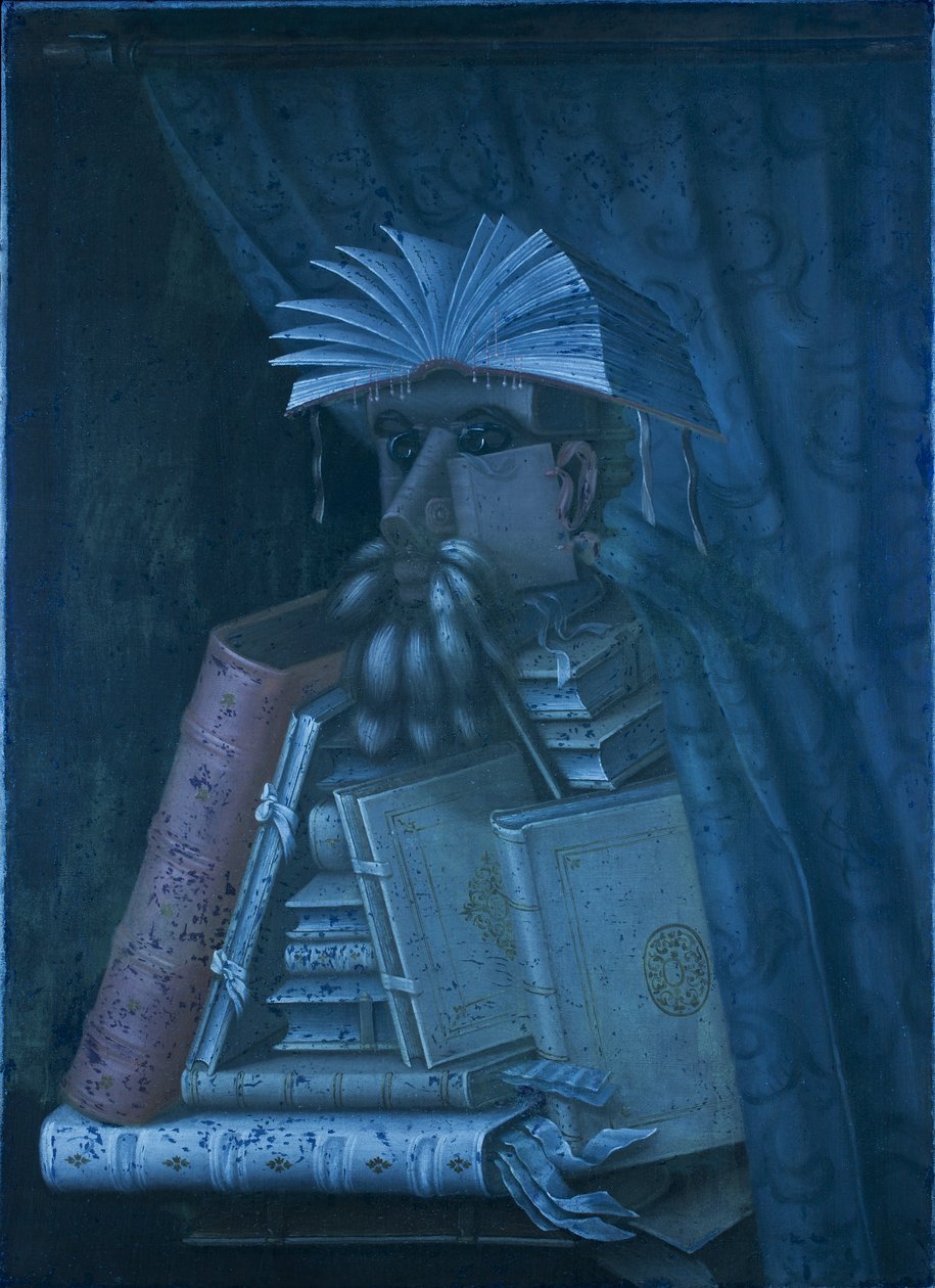 Il bibliotecario da Giuseppe Arcimboldo
