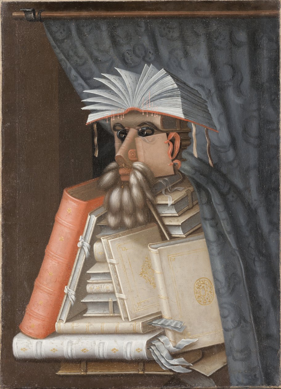 Il bibliotecario da Giuseppe Arcimboldo